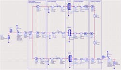 4. This is the electrical equivalent circuit of a 3-way Doherty design. 4. This is the electrical equivalent circuit of a 3-way Doherty design.