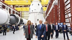 Vice President Mike Pence was joined by U.S. Air Force Secretary Heather Wilson at Florida&rsquo;s Kennedy Space Center this past December prior to the launch of the first GPS III satellite, marking the beginning of space-based armed forces.