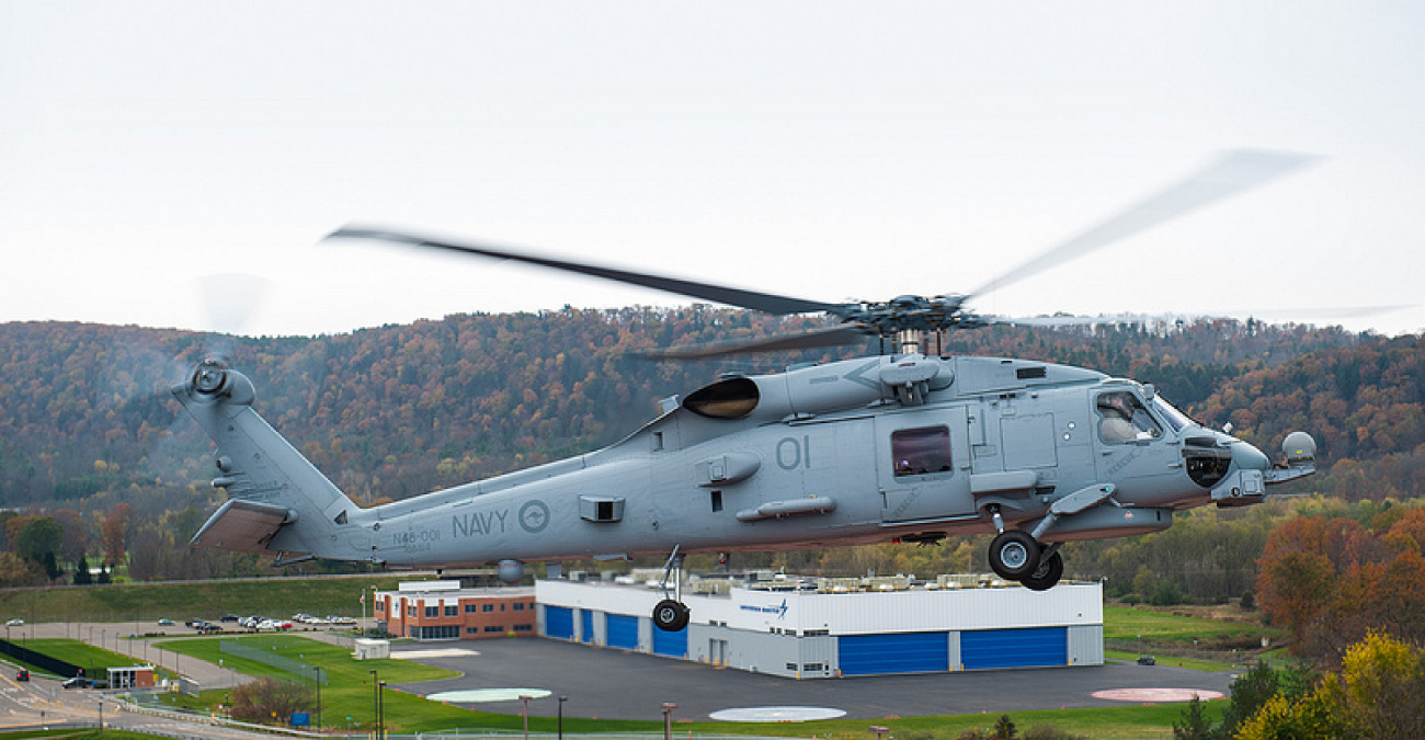 U.S. Navy Knighthawk helicopter