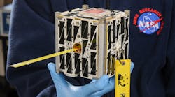 The PhoneSat series of nanosatellites use a two-way S-band radio and a Nexus smartphone to see how commercial developed components perform in space. (Photo courtesy of http://www.phonesat.org/.)