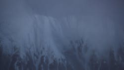 One of the images taken by the Global Hawk during a nighttime flight of a snow covered mountain Photo courtesy of Northrop Grumman One of the images taken by the Global Hawk during a nighttime flight of a snow covered mountain Photo courtesy of Northrop Grumman