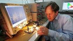 Haas39 demonstration of LiFi uses visible light communications over a singlechannel pointtopoint link Photo courtesy of the University of Edinburgh Haas39 demonstration of LiFi uses visible light communications over a singlechannel pointtopoint link Photo courtesy of the University of Edinburgh