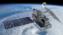 Artist concept of the Global Precipitation Measurement (GPM) Core Observatory satellite. (Image courtesy of NASA&apos;s Goddard Space Flight Center.)