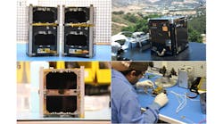 Four of the 90 CubeSats selected by NASA that recently launched: 1. CUNYSAT-1 2. IPEX 3. M-Cubed-2 4. FIREBIRD