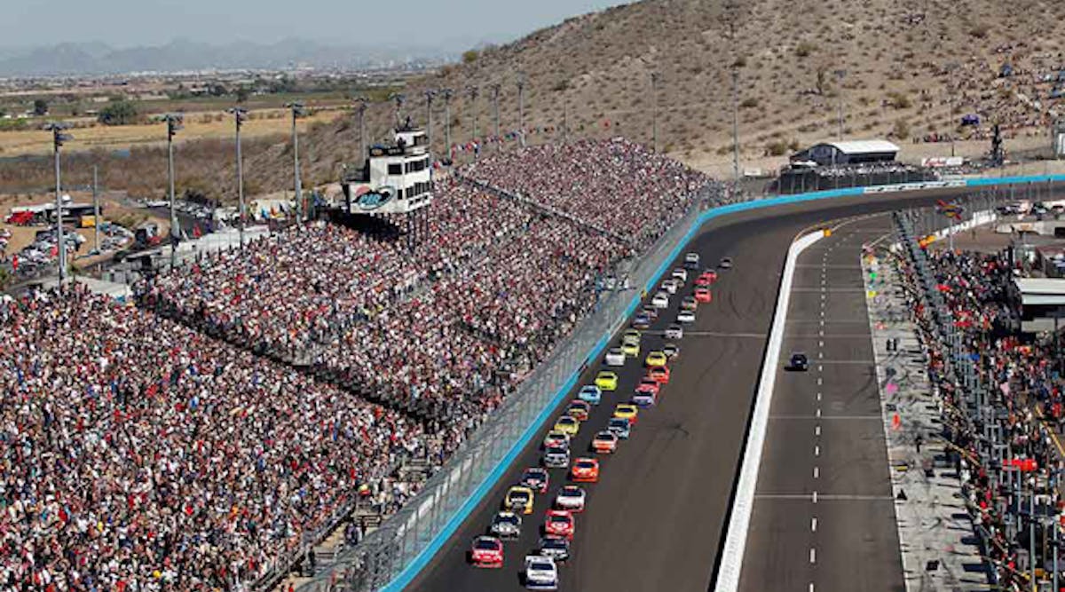 The trial took place March 1-2, 2014 during the NASCAR Sprint Cup Series March Phoenix Race. (Photo courtesy of NASCAR.)