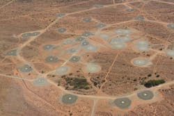 The MeerKAT core is specifically spaced out to provide the necessary sensitivity with simultaneous high resolution Images courtesy of SKA South Africa The MeerKAT core is specifically spaced out to provide the necessary sensitivity with simultaneous high resolution Images courtesy of SKA South Africa