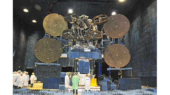 ViaSat1 was previously used to demonstrate a protected tactical waveform photo courtesy of Space SystemsLoral