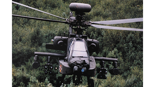 Longbow FCR is mounted to Lockheed Martin39s Apache helicopter