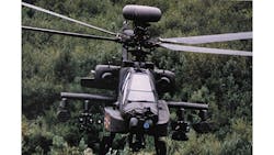 Longbow FCR is mounted to Lockheed Martin39s Apache helicopter Longbow FCR is mounted to Lockheed Martin39s Apache helicopter