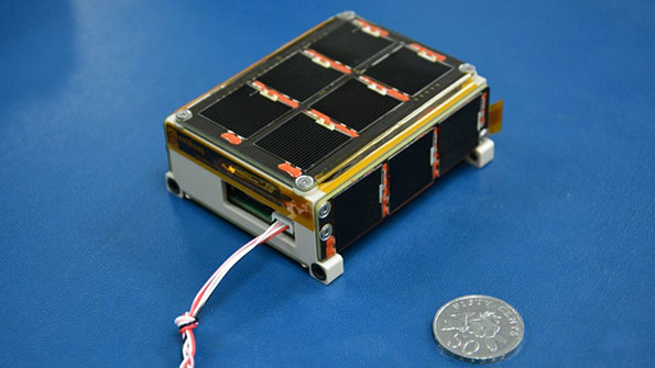 The picosatellite aboard VELOXI only weighs 15 kg All images courtesy of World Scientific Unmanned Systems