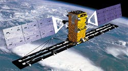 Designed to operate for seven years, RADARSAT-2 features state-of-the-art synthetic aperture radar (SAR) technology. (Image courtesy of MacDonald, Dettwiler and Associates Ltd.)
