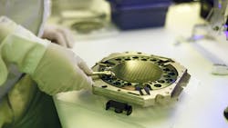 6inch GaN wafers have more than twice the usable surface area than 4inch wafers resulting in a larger yield of MMICs from each platform Image courtesy of ThinkStock 6inch GaN wafers have more than twice the usable surface area than 4inch wafers resulting in a larger yield of MMICs from each platform Image courtesy of ThinkStock