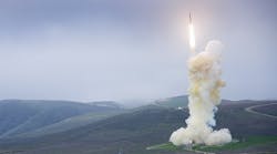 The Missile Defense Agency successfully conducts a flight test of a three-stage Ground-Based Interceptor from Vandenberg Air Force Base, California in 2013. (Image courtesy of MDA)