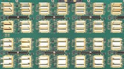 Part of an MPAR panel which radiates and receives radar energy to detect and track aircraft and weather targets Follow link for an expanded view Image courtesy of MACOM Part of an MPAR panel which radiates and receives radar energy to detect and track aircraft and weather targets Follow link for an expanded view Image courtesy of MACOM