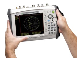This network analyzer encapsulates several of the features that are migrating from the laboratory and into portable testers including large screens and a raft of configurable options Image courtesy of Anritsu This network analyzer encapsulates several of the features that are migrating from the laboratory and into portable testers including large screens and a raft of configurable options Image courtesy of Anritsu