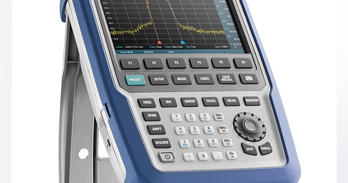 Portable Spectrum Analyzer Scans to 4 GHz | Microwaves & RF