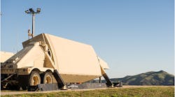 Forward-mode AN/TPY-2 ballistic missile defense radars provide tracking information on missiles in the boost phase shortly after launch. (Image courtesy of Raytheon).