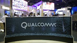 Qualcomm&apos;s booth at the 2011 Consumer Electronics Show. (Image courtesy of Tech Cocktail, Creative Commons).