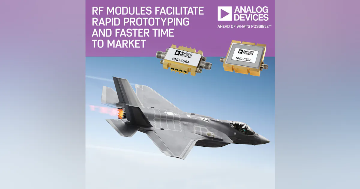 Analog Devices Debuts New RF Modules | Microwaves & RF