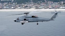 The U.S. Navy&rsquo;s ALMDS is a self-contained laser-based mine detection system that can be mounted on a wide range of naval aircraft, including a Blackhawk helicopter.