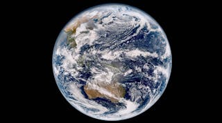 A high-speed imaging system aboard a Japanese satellite provides detailed views of the Earth&rsquo;s Pacific Ocean area, and can scan the entire planet 3&times; faster than existing systems.