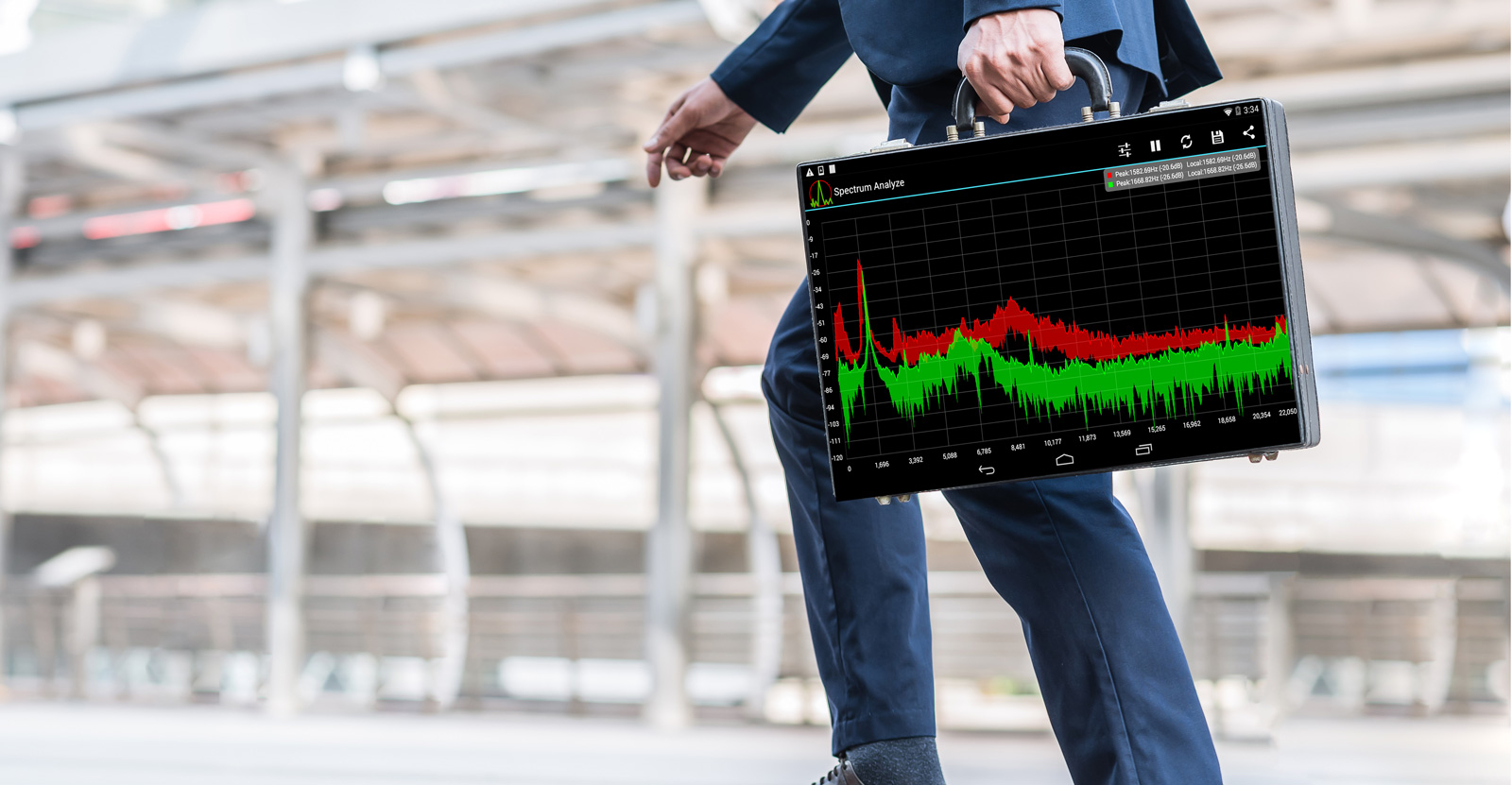 Portable spectrum analysis