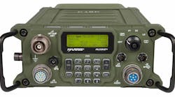A portable HF radio has been certified by the NSA as totally secure for communications of voice, video, and data.