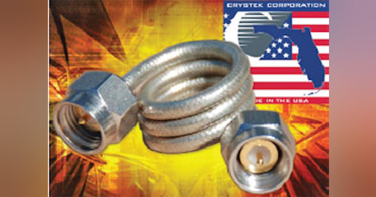 Cable Assemblies Are Hand Formable | Microwaves & RF