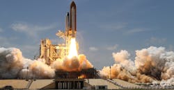 Shuttle launching Shuttle launching