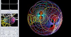 This software tool offers a 3D representation of the Smith chart.