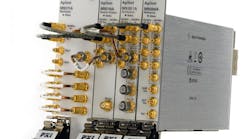 These four PXIe modules comprise the M9381A vector signal generator, which is available in versions operating from 1 MHz to 3 GHz or 1 MHz to 6 GHz with a host of performance and function options.