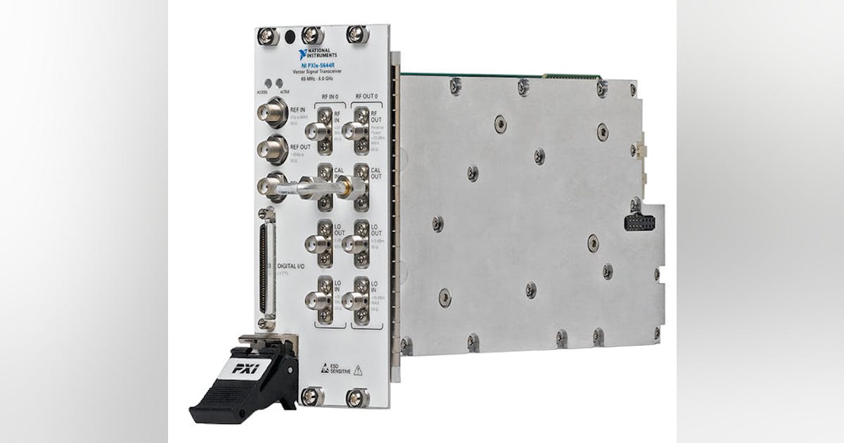 Module Contains Vector Transceiver | Microwaves & RF