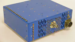 1 This compact solidstate amplifier delivers as much as 100 W in a single channel at Xband frequencies and can replace much larger heavier TWT amplifiers Photo courtesy of CAP Wireless wwwcapwirelesscom