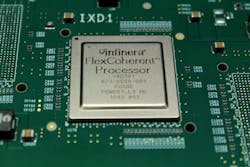 This processor enables realtime SDFEC processing with 500Gbs photonic integrated circuits This processor enables realtime SDFEC processing with 500Gbs photonic integrated circuits