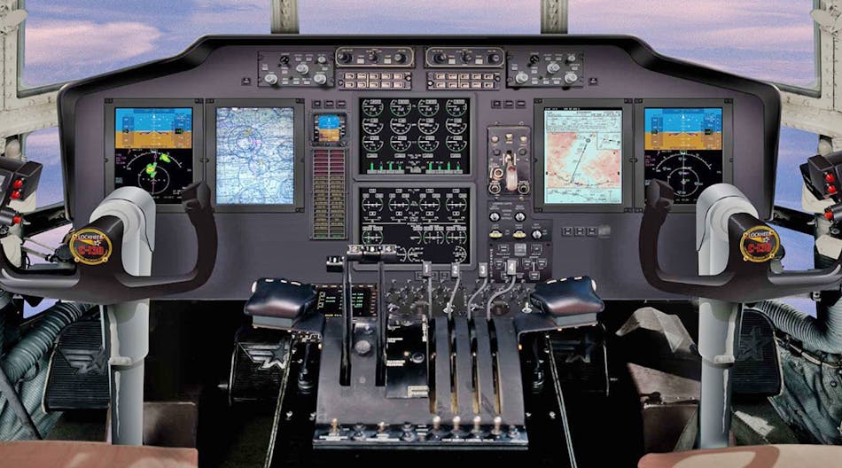 The Flight2 integrated avionics system provides a modular approach to avionics upgrades, ensuring reliability and functionality to military systems operators.