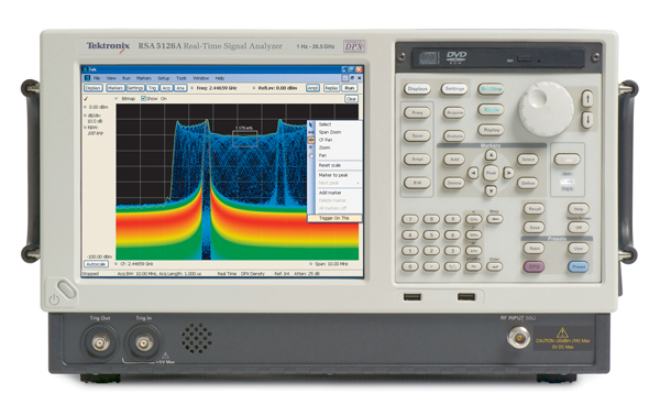 Model RSA5126A with a measurement range of 1 Hz to 265 GHz is one of the latest additions to the RSA5000 Series of realtime spectrum analyzers RSAs from Tektronix