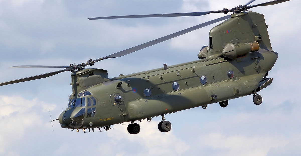 The Chinook helicopter