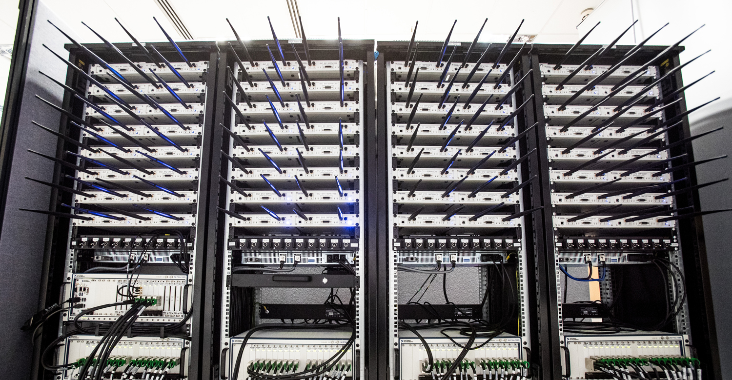 NI testing massive MIMO ystems