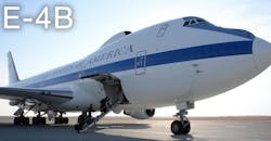The E-4B aircraft The E-4B aircraft