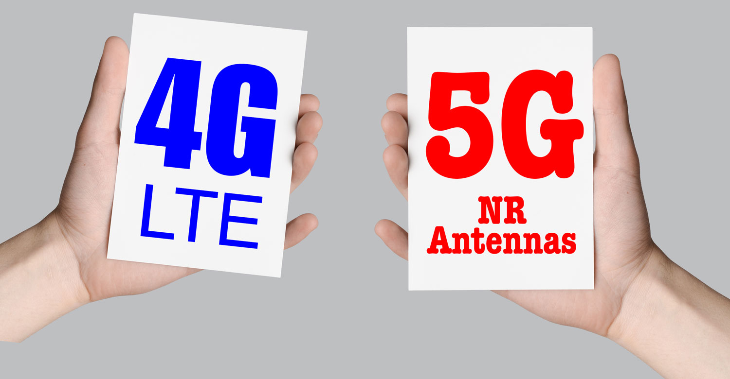 Differentiate Between 4G LTE and Non-Standalone 5G NR Antennas