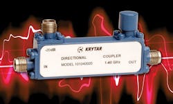 This is one of the industryrsquos more broadband directional couplers with 20dB coupling from 1 to 40 GHz by means of stripline circuitry and SMA coaxial input and output connectors Photo courtesy of Krytar This is one of the industryrsquos more broadband directional couplers with 20dB coupling from 1 to 40 GHz by means of stripline circuitry and SMA coaxial input and output connectors Photo courtesy of Krytar