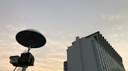 The AARTOS Drone Detection System, shown here in a Singapore application, is capable of detecting and tracking UAVs and their users.