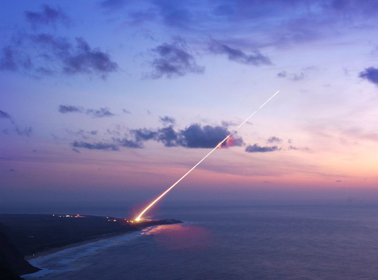 Lockheed Martin39s Terminal High Altitude Area Defense THAAD launch at sunset photo courtesy of Lockheed Martin