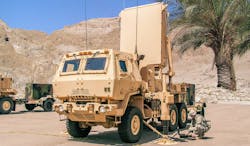 The AN/TPQ-53 radar system The AN/TPQ-53 radar system