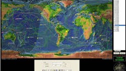 The ORBCOMM System is a worldwide twoway data communications system Thirty satellites circle the Earth providing nearreal time messaging services courtesy of ORBCOMM The ORBCOMM System is a worldwide twoway data communications system Thirty satellites circle the Earth providing nearreal time messaging services courtesy of ORBCOMM