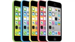The use of plastic allowed Apple to offer the iPhone 5C in a variety of colors including green blue yellow and pink The use of plastic allowed Apple to offer the iPhone 5C in a variety of colors including green blue yellow and pink