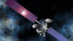 An artistic rendering of the THOR 7 satellite courtesy of Space SystemsLoral An artistic rendering of the THOR 7 satellite courtesy of Space SystemsLoral