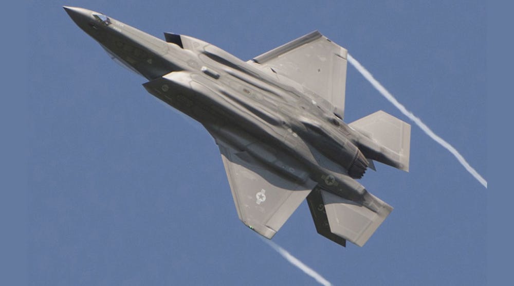 The F-35 fighter aircraft features an upgraded EW/ECM suite in a fraction of the size of the previous generation.