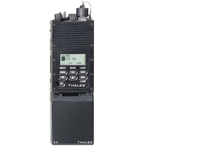 3. This SDR-based radio is designed to AN/PRC-148 requirements in a handheld configuration (Courtesy of Thales)
