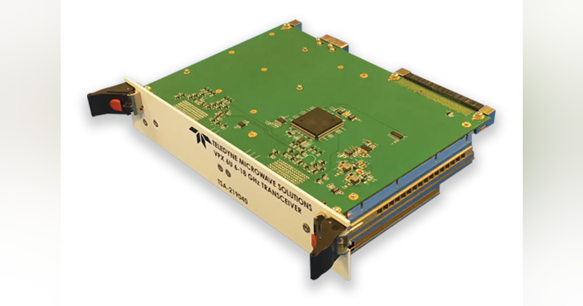 Vpx Rf Transceiver Module Fast VPX Transceiver Tunes 6 to 18 GHz | Microwaves & RF